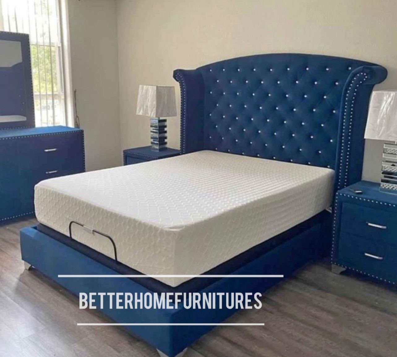 New 4pc Bedroom Set In Box 📦 Buy Now Pay Later No Credit Needed $39 Down FREE Mattress