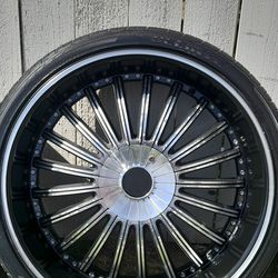22" Universal Wheels and Tires