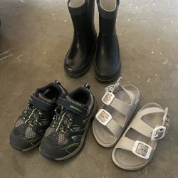 3 Pairs Of Toddler Shoes 