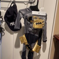 Batman Costume 0-6 Mths