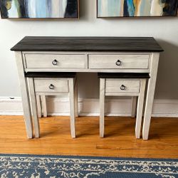 Console Table with matching Accent Tables