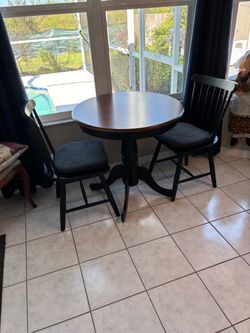 Table and chairs