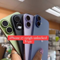 Apple iPhone 17 256gb Unlocked New Condition 
