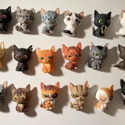 18 Warrior Cats Vinyl Miniatures