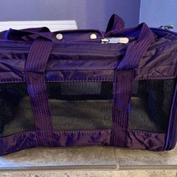 Sherpa Pet Carrier Medium - Purple - $30
