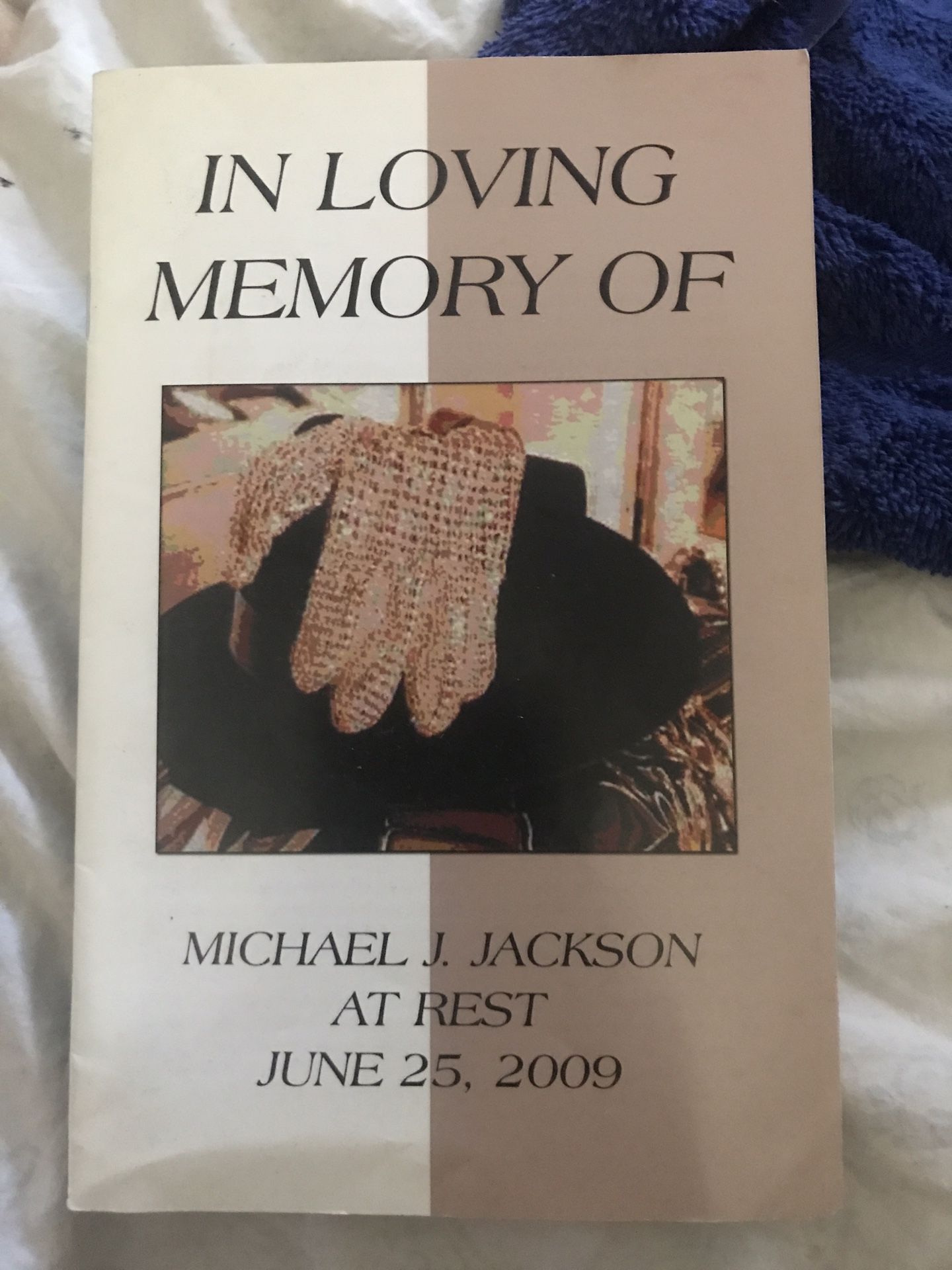 Michael Jackson funeral program