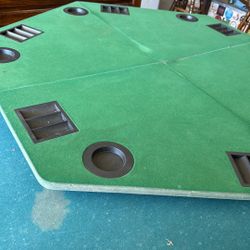 Foldable Table Top Poker Table