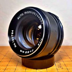 Mamiya 55mm. F1.4 vintage lens