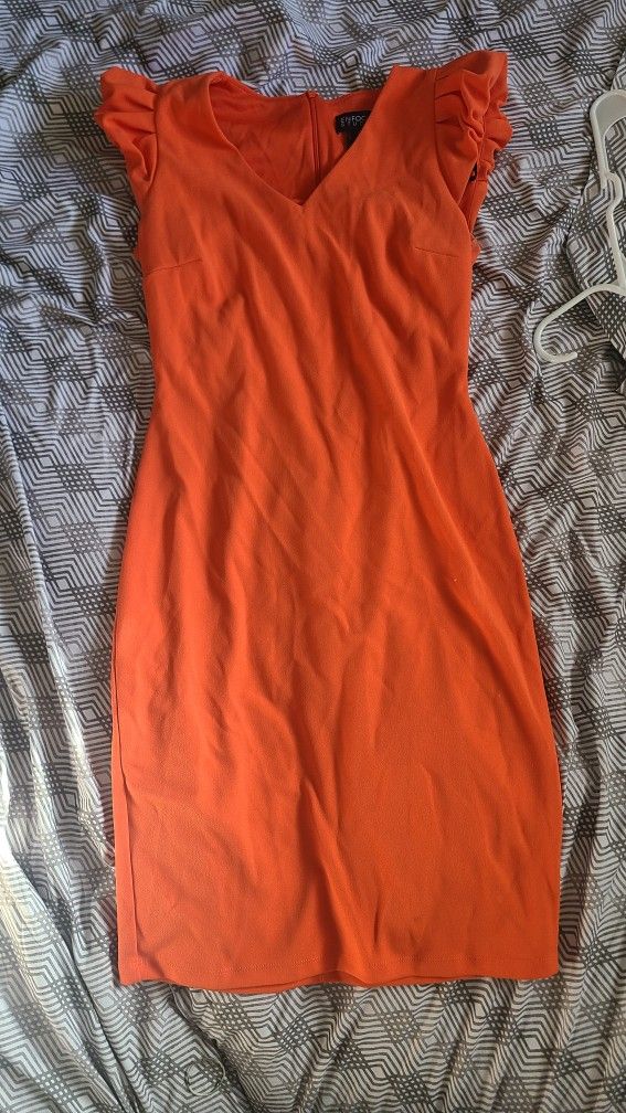 Tangerine Orange Formal Dress