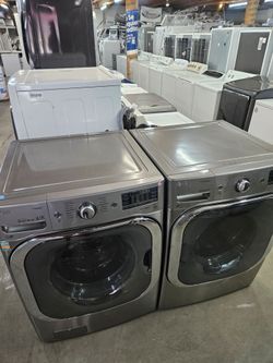Huge Sale Today Management and landlord special Store Full Of Nice Lightly Used Certified Refrigerator Washer Dryer Stove Oven Stackable Free Warranty