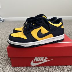 Nike Dunk Low Varsity Maize/Midnight Navy (GS 5) – Worn Once