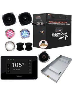 NEW SteamSpa Black Series 10.5kW Steam Shower Generator (RB-1050) – 240V – New in Box