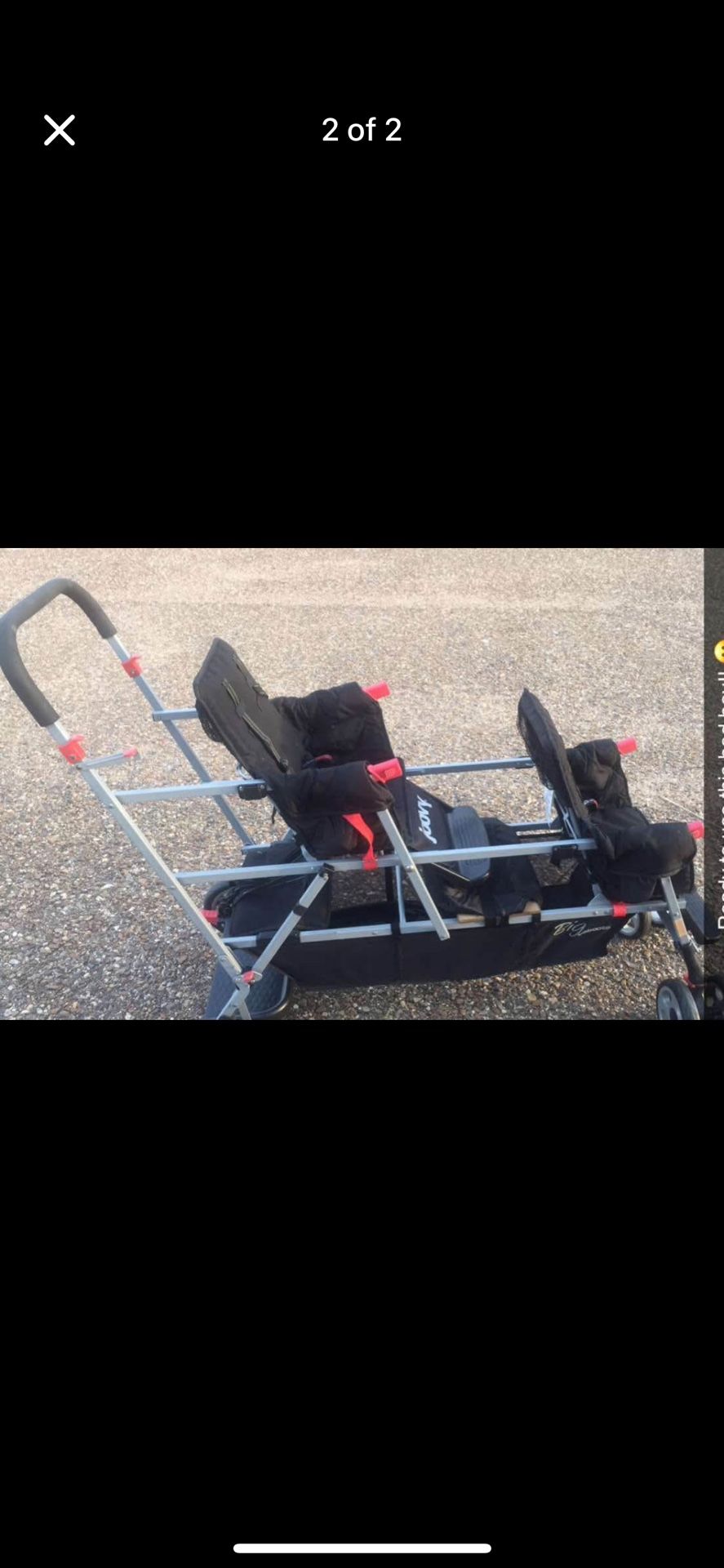 Sit & stand triple stroller