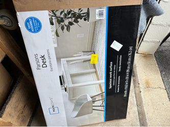 New in box white desk for sale