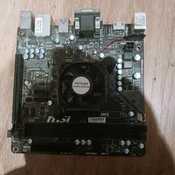 MSI AMiL Motherboard w/ AMD Athlon CPU & 8 GB Ram 