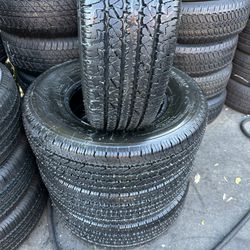 LT 245/75/16 BRIDGESTONE DULER SEMI NEW 95%TREAD LIFE $300 PRICE INCLUDE INSTALLATION AND BALANCED