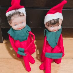 Vintage 1960 Snata Dolls 