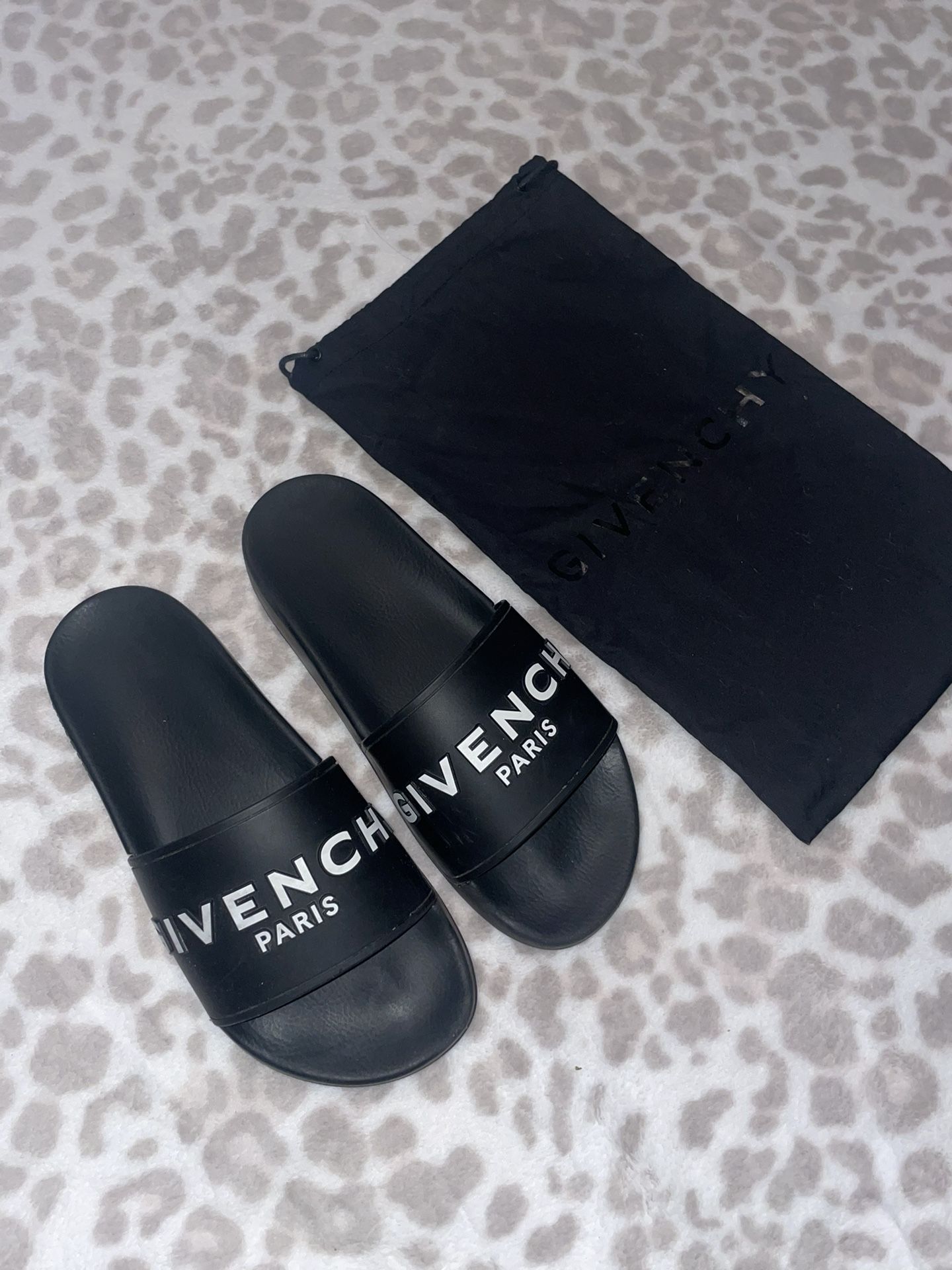 Givenchy Black Sandals Slides