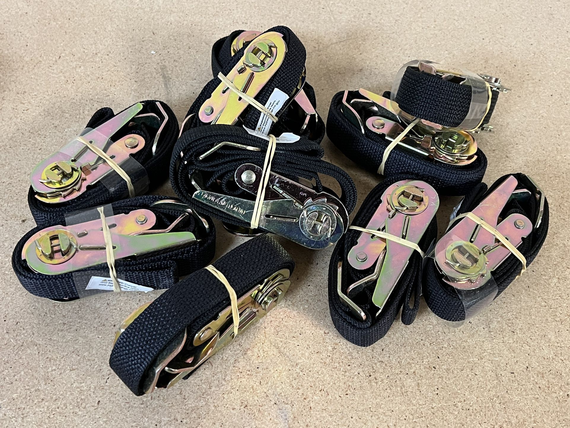 Ratchet Strap Tie-Down , 1 Inch X 3 ‘ Nylon / 10 Available / BUY 5 FOR $10.00