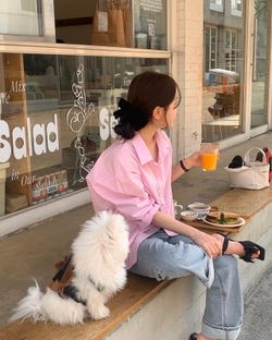 Brand New Womens Button Down Pink Shirts Dress Shirts Long Sleeve Blouses