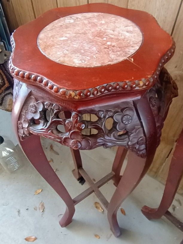 Pair Of Antique Rosewood Tables