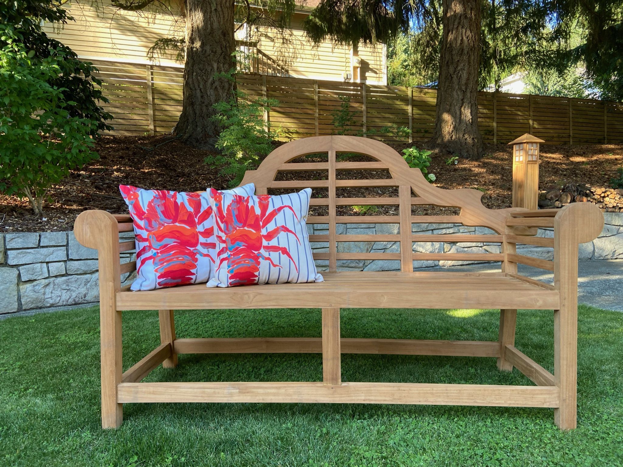 Teak Wood Garden Patio Benches (new)