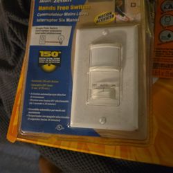 Motion detector light switch