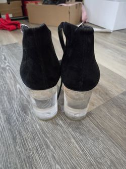 Alexander Wang Black Lucite Heel Sandals – 41