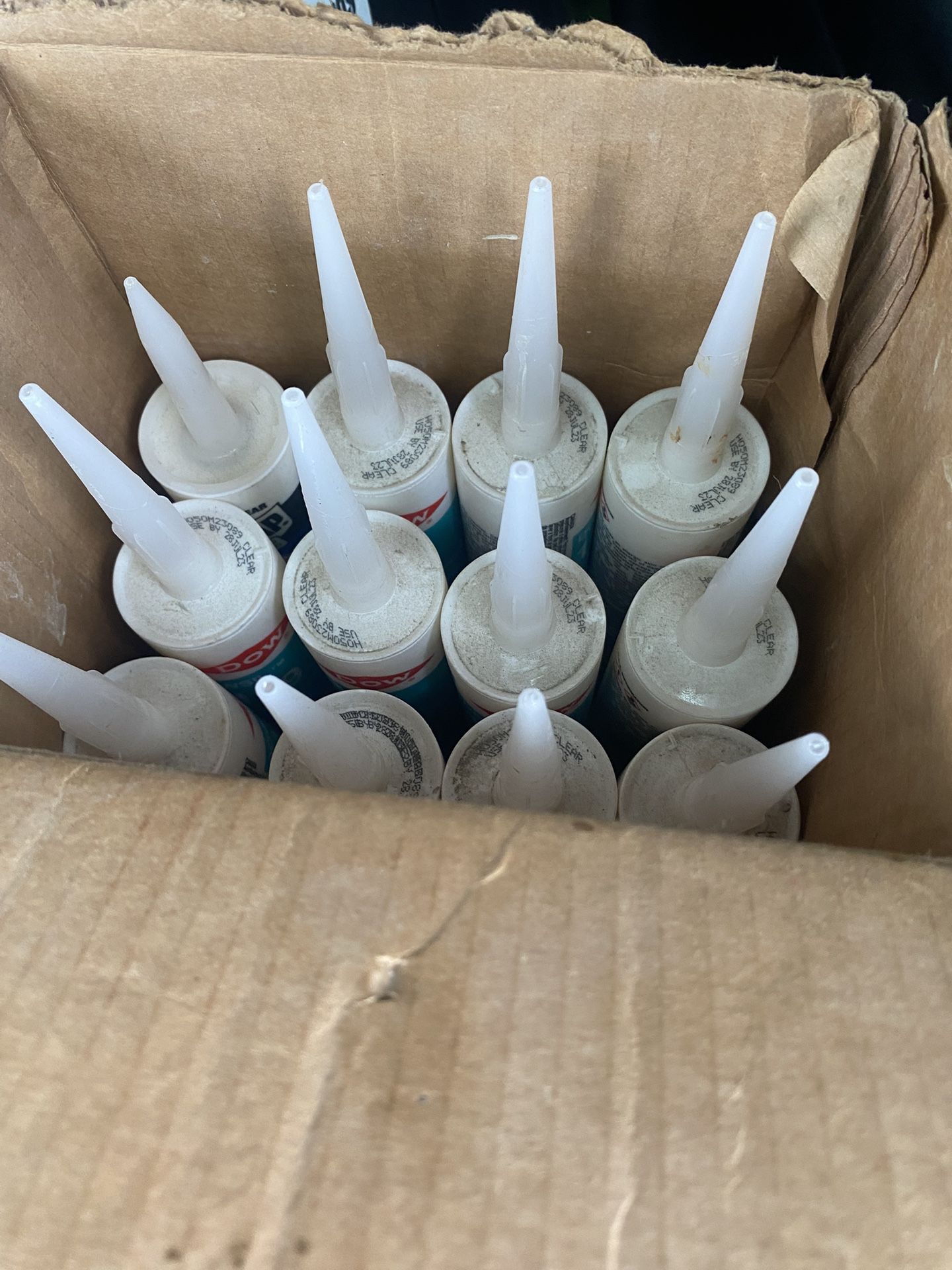 DOWSIL SILICONE CLEAR TWO BOXES