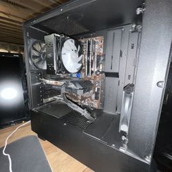 NZXT gaming pc ( front glass not there but runs perfect)