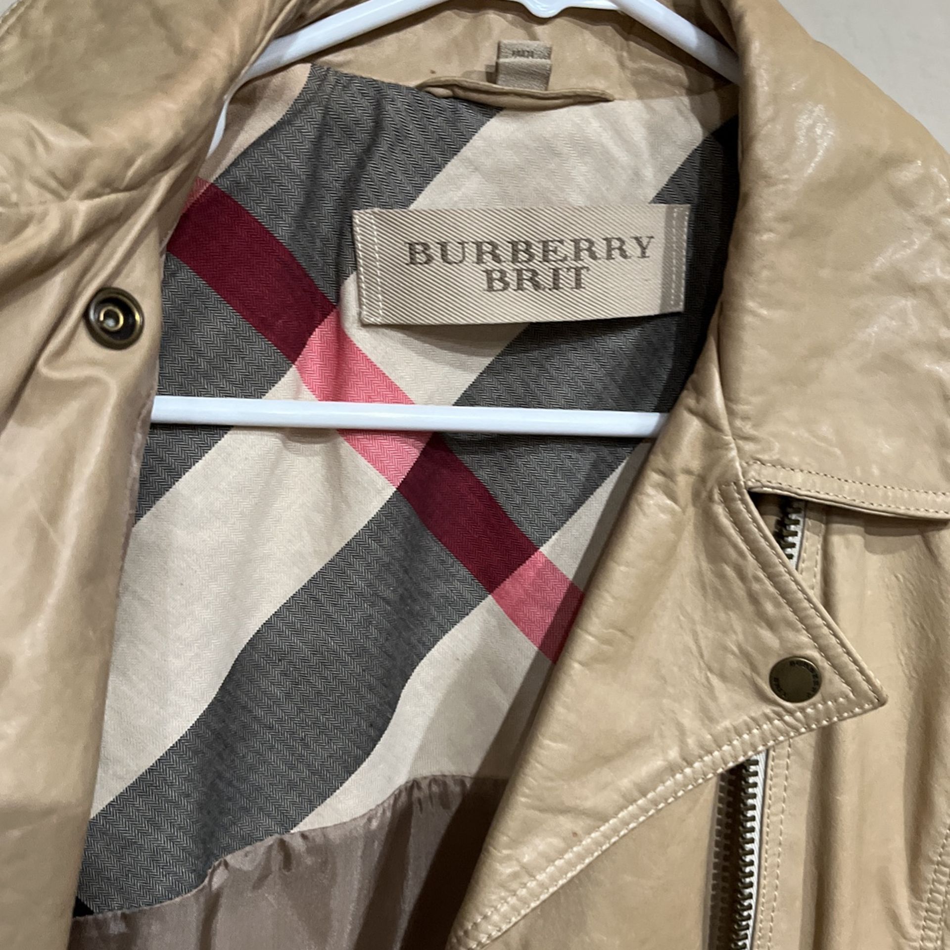 burberry jacket 🧥 leather