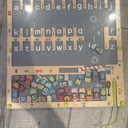 Wooden Magnetic Alphabet Maze Letter Puzzle, Montessori Fine Motor Skills...