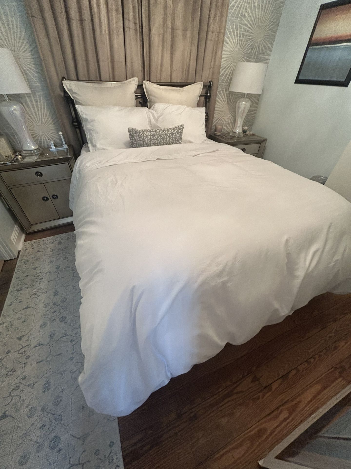 Queen Ralph Lauren Feather Down Comforter And Cover