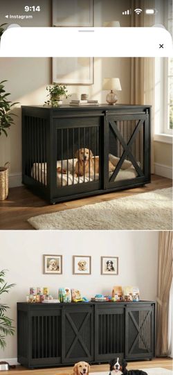 Dog cage furniture