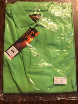 Lime Men’s 2XB Copper Cove Pullover Shirt New