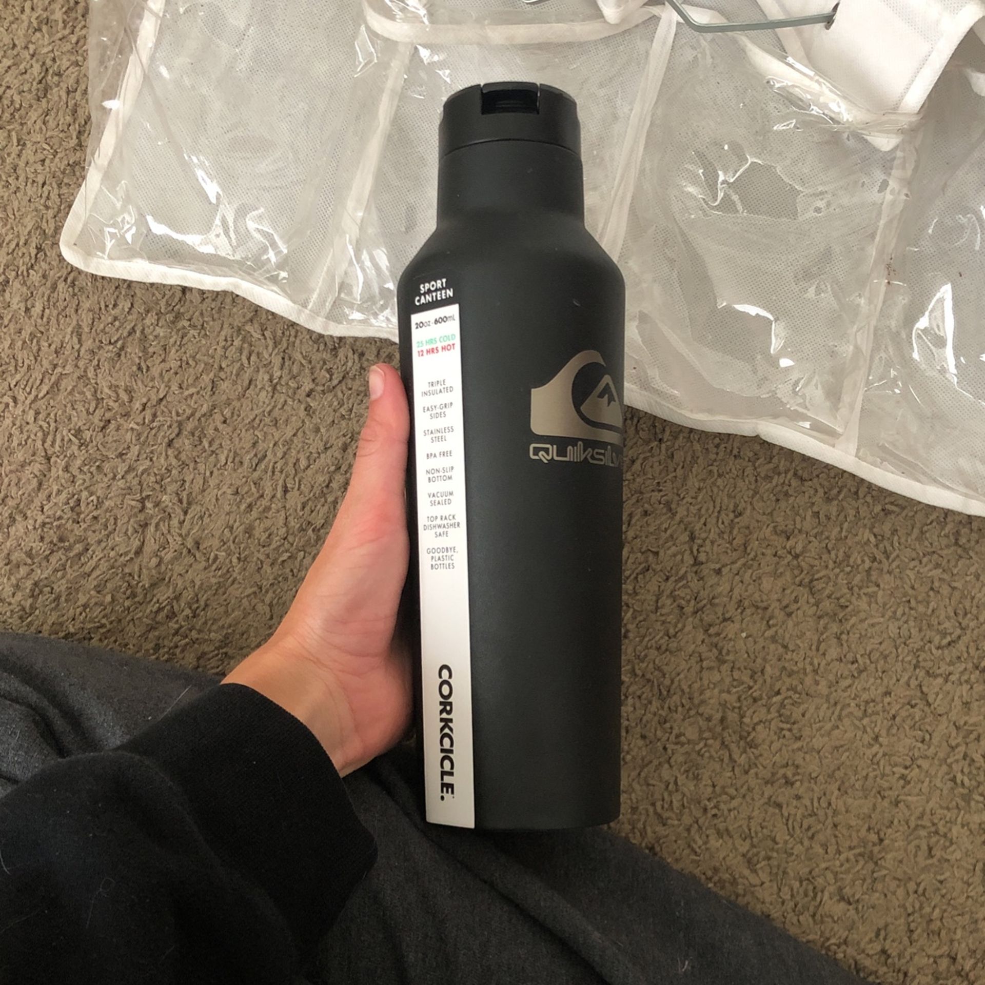 Corkcicle quiksilver 20oz Water Bottle