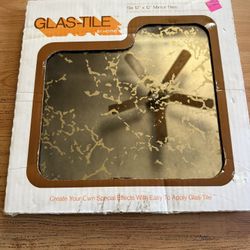 Vintage Glass Mirror Tiles 