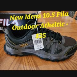 New - Men's 10.5 Fila Outdoor Athletic Shoe $25