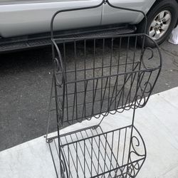 Metal Decorative Magazine Rack