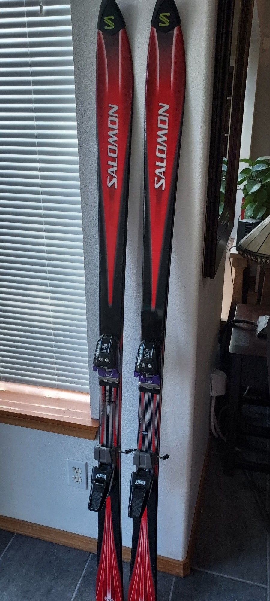 Salomon Skis With Marker Bindings
