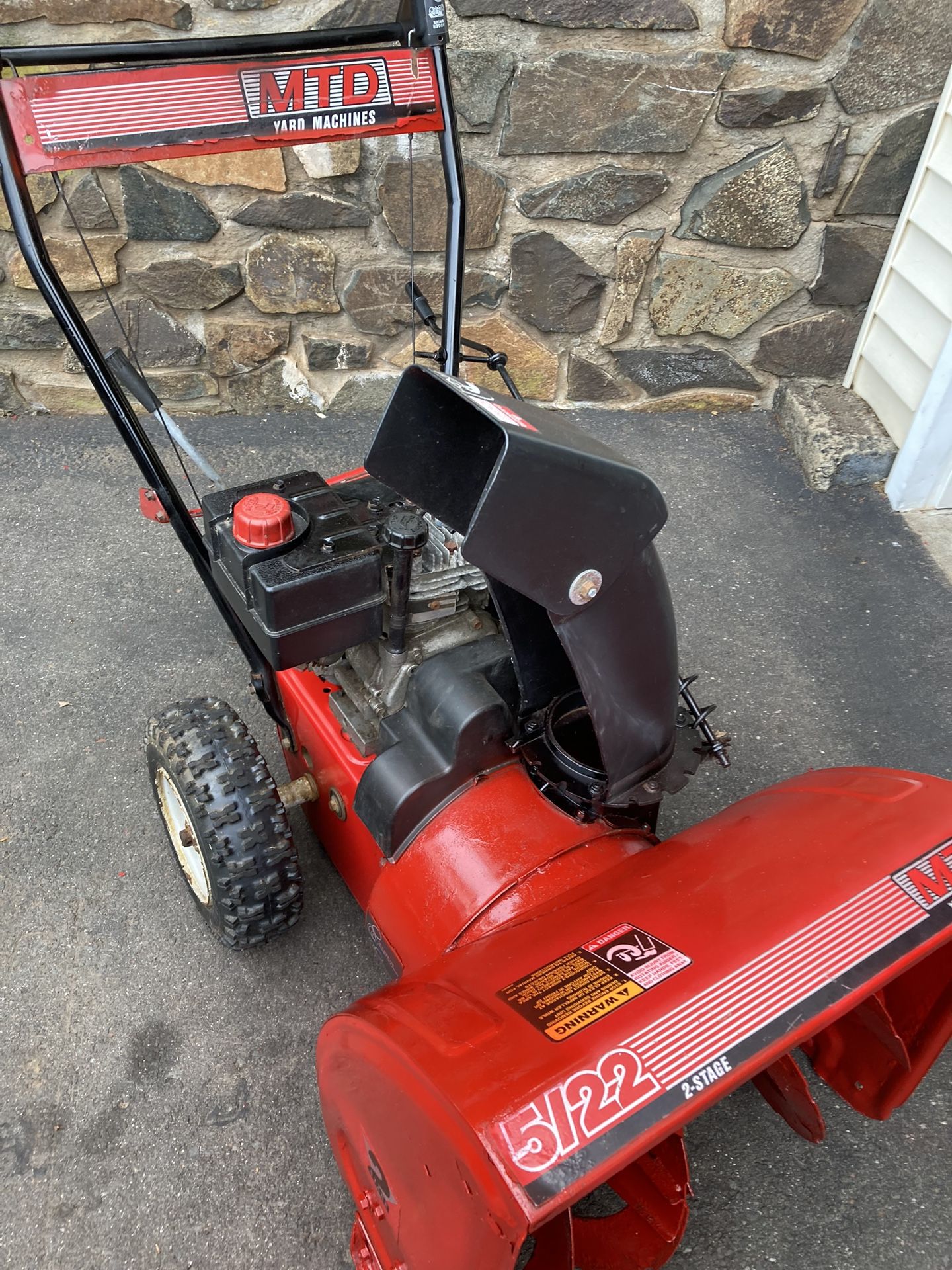 MTD 522 Snowblower