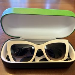 Kate Spade White And Clear Sunglasses - BRAND NEW