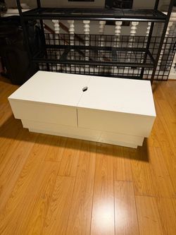 White coffee table