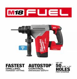 Milwaukee M18 FUEL 18V Lithium-Ion Brushless Cordless SDS-Plus 1-1/8 in. Rotary Hammer Drill (Tool-Only)