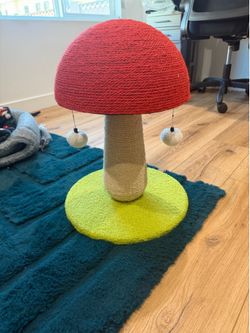 Mushroom Scratching Post for Cats