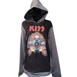 Upcycled Reworked Sweatshirt Band Tshirt Multicolor Hoodie Med See Description   Upcycled/reworked pre owned  sweatshirt and band tee. Please refer to