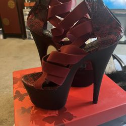 Red And Black Heels 
