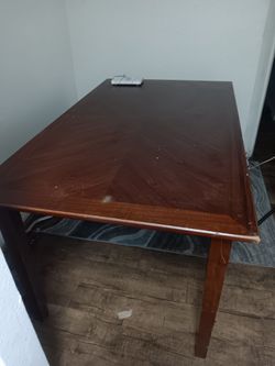 Wood table