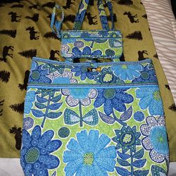 Vera Bradley Purse/Wallet Combo 