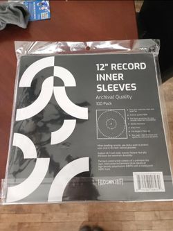 100 Anti-Static Vinyl Record Sleeves